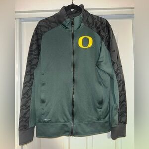 Nike Men’s Dri Fit Oregon Ducks Zip Up Jacket